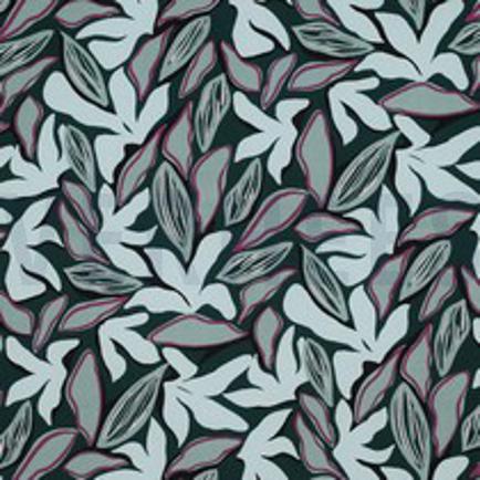 VISCOSE RADIANCE ABSTRACT DONKERGROEN (thumbnail)