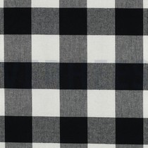 COTTON YARN DYED STRIPES & CHECKS BLACK (thumbnail)
