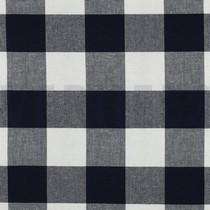 COTTON YARN DYED STRIPES & CHECKS NAVY (thumbnail)