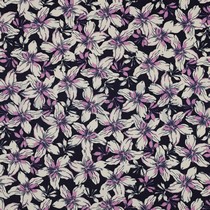VISCOSE ROSELLA STRETCH BLOEMEN MARINEBLAUW (thumbnail)