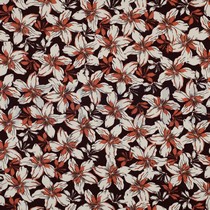 VISCOSE ROSELLA STRETCH BLOEMEN BORDEAUXROOD (thumbnail)