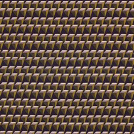 VISCOSE POPLIN STRETCH GEOMETRISCH DONKERPAARS (thumbnail)