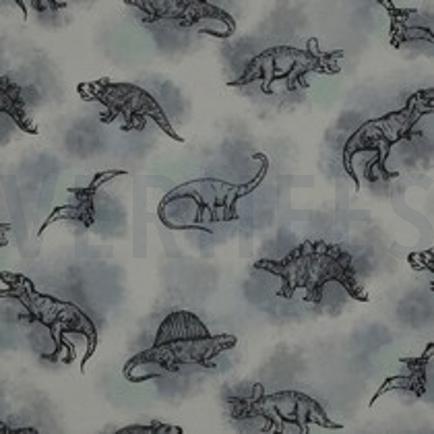 SOFTSHELL DIGITAL DINOSAURIER GRAU (thumbnail)