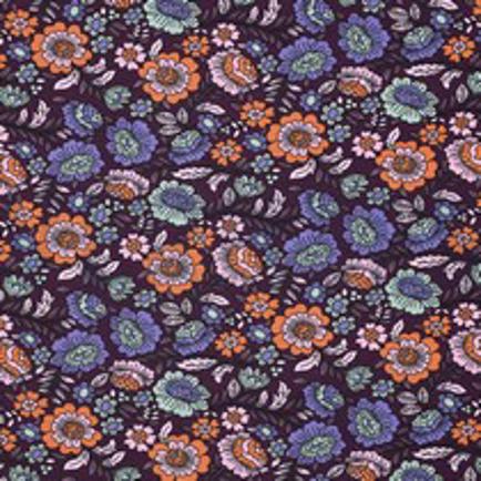 JERSEY BLUMEN DUNKELVIOLETT (thumbnail)