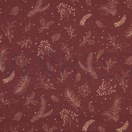 CANVAS DIGITAL CHRISTMAS HOME BURGUNDY (thumbnail)