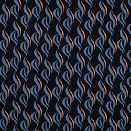 VISKOSE ROSELLA STRETCH ABSTRACT MARINEBLAU (thumbnail)