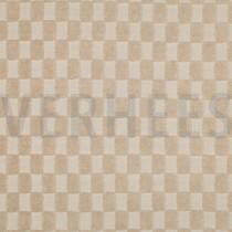 BAUMWOLLE FROTTEE GESTRICKT KAROS SAND (thumbnail)