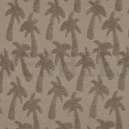 COTTON TOWELLING KNIT PALMTREES SAND (thumbnail)