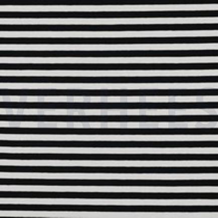 JERSEY YARN DYED STRIPES BLACK (thumbnail)