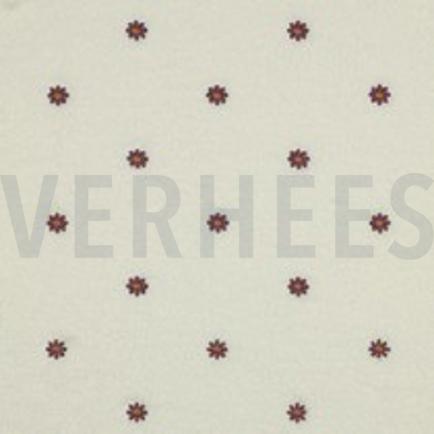 TEDDY EMBROIDERY BLOEMEN ECRU (thumbnail)