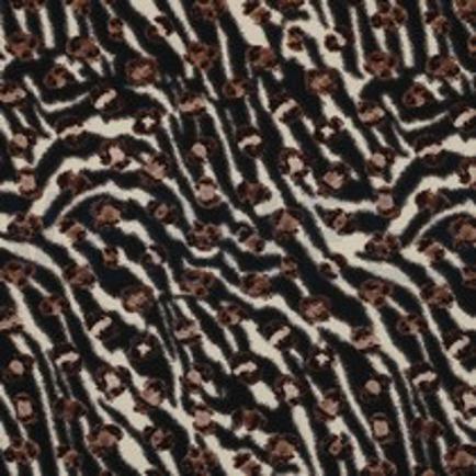 MAGNOLIA STRETCH DIERENHUID ZWART (thumbnail)
