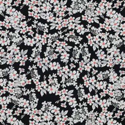 VISCOSE RADIANCE FLEURS NOIR (thumbnail)