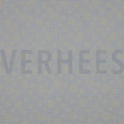 MUSSELIN JACQUARD PUNKTE HELLBLAU (thumbnail)