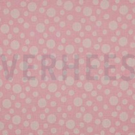 MUSSELIN JACQUARD PUNKTE ROSA (thumbnail)