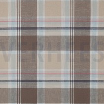 LINNEN VISCOSE GARENGEVERFD RUITEN TAUPE (thumbnail)