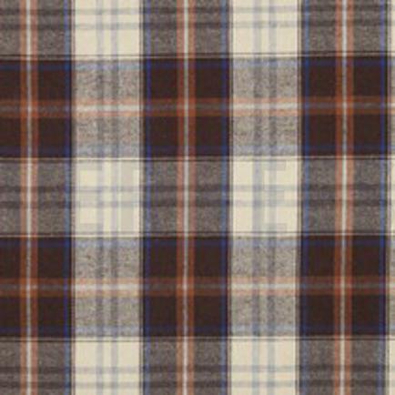 BRUSHED YARN DYED CHECKS BROWN (thumbnail)