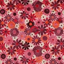 STEPPSTOFF VELVET DIGITAL BLUMEN FUCHSIA (thumbnail)