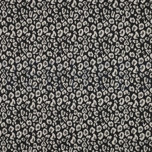 JACQUARD TRICOTÉ PEAU D’ANIMAL NOIR (thumbnail)