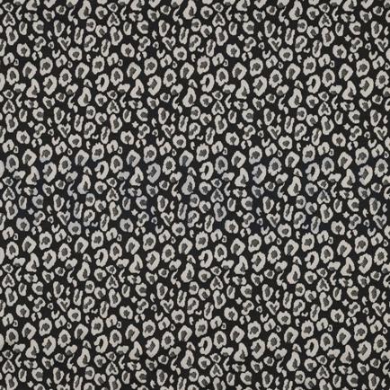 KNITTED JACQUARD ANIMAL SKIN BLACK (thumbnail)