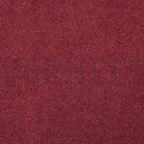 BAUMWOLLE FLEECE GOTS BURGUNDERROT MELIERT (thumbnail)