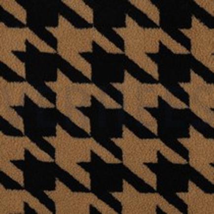 TEDDY JACQUARD PIED DE POULE CAMEL (thumbnail)