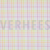 KATOEN SEERSUCKER GARENGEVERFD RUITEN MULTI (thumbnail)