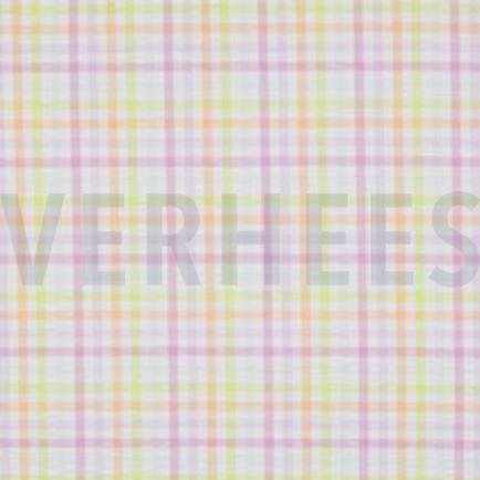 COTTON SEERSUCKER YARN DYED CHECKS MULTICOLOUR (thumbnail)