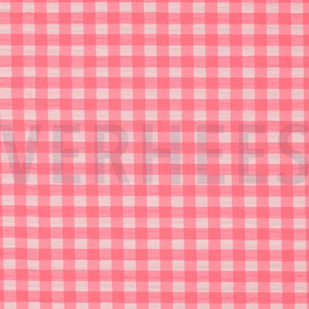 COTTON YARN DYED NEON CHECKS PINK (thumbnail)