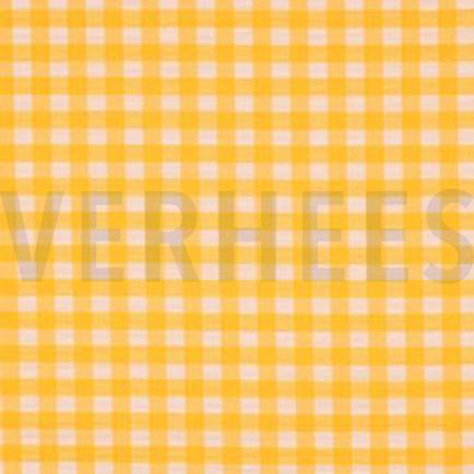 COTTON YARN DYED NEON CHECKS ORANGE (thumbnail)