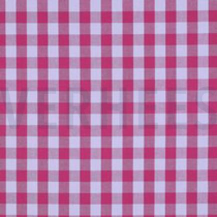 COTTON YARN DYED CHECKS FUCHSIA (thumbnail)