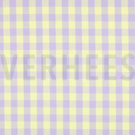 COTTON YARN DYED CHECKS YELLOW (thumbnail)