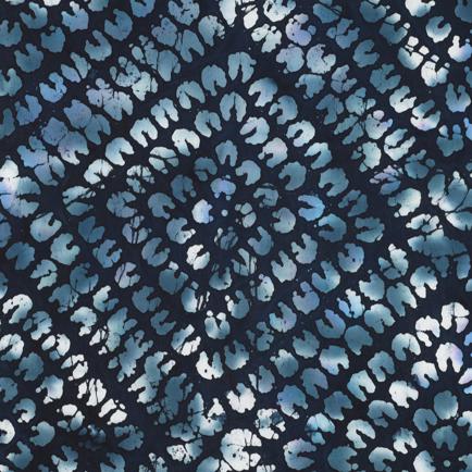 HANDCRAFTED BATIK VISCOSE NAVY (thumbnail)