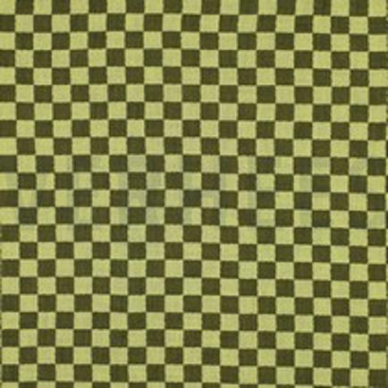 DOUBLE GAUZE DUBBELZIJDIGE RUITEN GROEN (thumbnail)