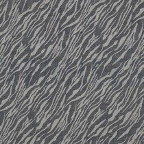 DOUBLE GAZE DE COTON JACQUARD PEAU D’ANIMAL BLEU MARINE (thumbnail)