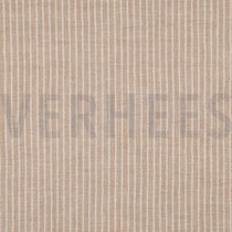 MUSSELIN GARNGEFÄRBT STREIFEN TAUPE (thumbnail)