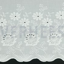 COTTON VOILE ONE-SIDE BORDER WHITE (thumbnail)