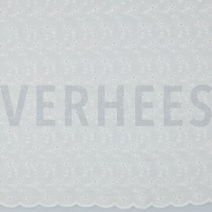 COTTON EMBROIDERY TWO-SIDE SCALLOP WHITE (thumbnail)