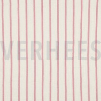 DOUBLE GAUZE GARENGEVERFD STREPEN MAUVE (thumbnail)