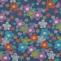 DENIM 4,5OZ FLOWERS JEANS (thumbnail)