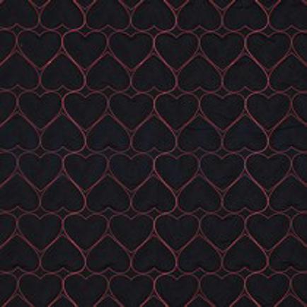 STEPPED EMBROIDERY NEON HEARTS NAVY/PINK NEON (thumbnail)