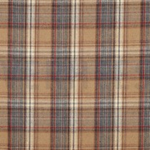 GEBORSTELDE MANTELSTOF GARENGEVERFD RUITEN BEIGE (thumbnail)