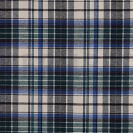 COTTON YARN DYED BRUSHED CHECKS BLUE (thumbnail)