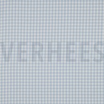 KATOEN GARENGEVERFD GEBORSTELDE RUITEN LICHTBLAUW (thumbnail)