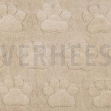 FLEECE DOG PAWS BEIGE (thumbnail)