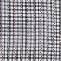 COTTON JACQUARD FLOWERS NAVY (thumbnail)