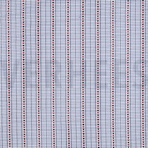 COTTON JACQUARD HEARTS LIGHT BLUE (thumbnail)