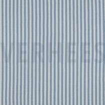 MUSSELIN GARNGEFÄRBT STREIFEN BLAU (thumbnail)