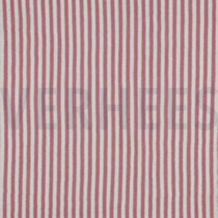 MUSSELIN GARNGEFÄRBT STREIFEN ROSÉ (thumbnail)