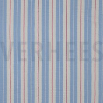 DOUBLE GAUZE YARN DYED STRIPES BLUE (thumbnail)