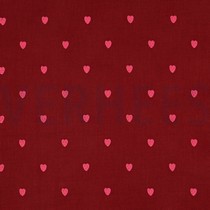 DOUBLE GAUZE EMBROIDERY NEON HARTEN AUBERGINE (thumbnail)